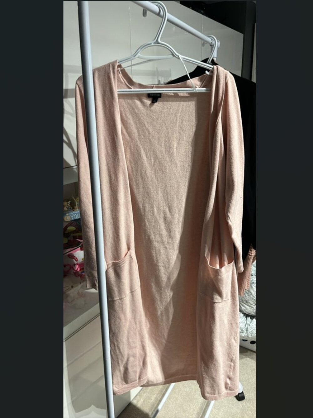 3/$30 - Pink Peach Torrid Duster Cardigan